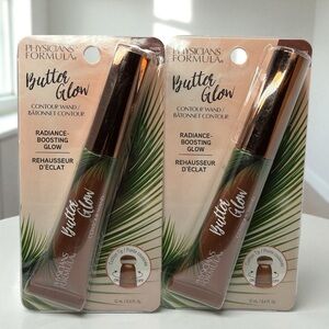 2 Pack Physicians Formula Butter Glow Contour Wand Fair‎ Light Radiance Boosting